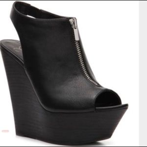 Jessica Simpson Black Shavon wedge heel